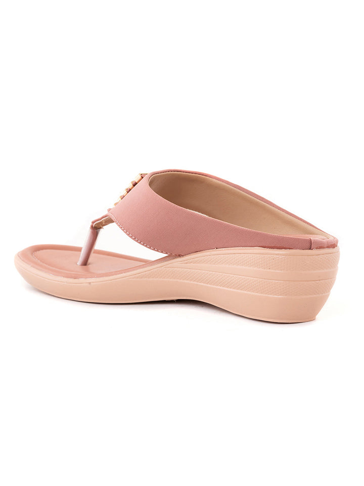 Khadim Wedge Heel Slip On Sandal for Women