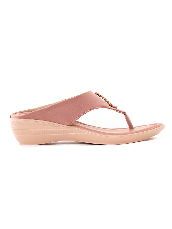 Khadim Wedge Heel Slip On Sandal for Women