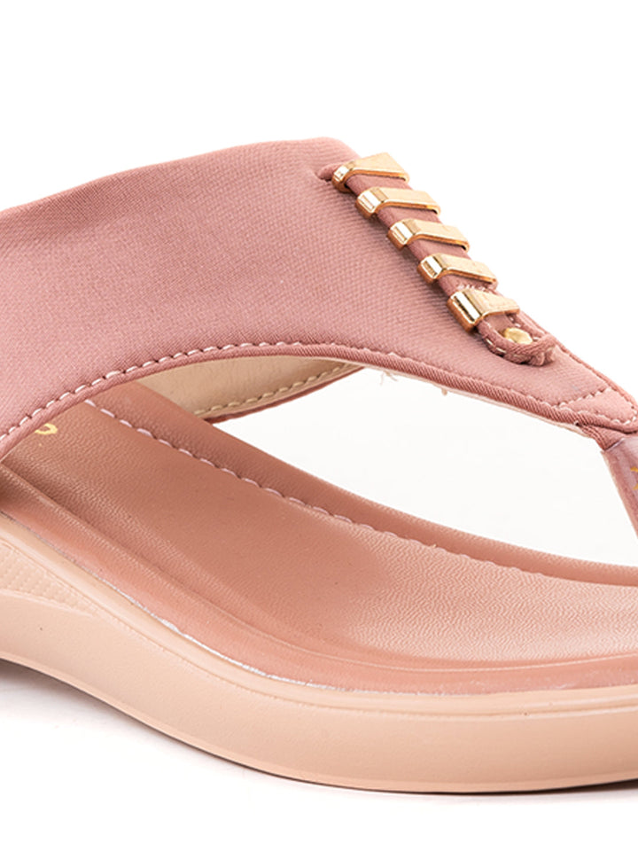 Khadim Wedge Heel Slip On Sandal for Women