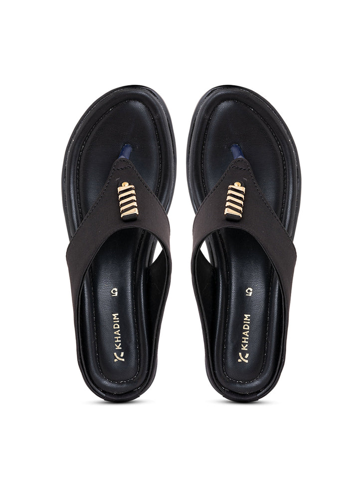 Khadim Wedge Heel Slip On Sandal for Women