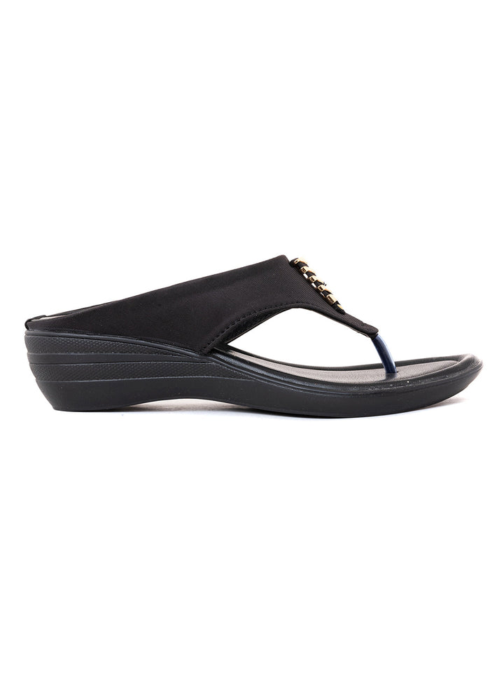 Khadim Wedge Heel Slip On Sandal for Women