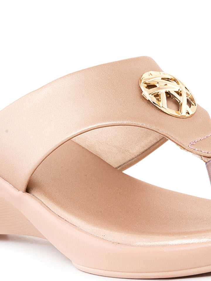 Khadim Cleo Wedge Heel Slip On Sandal for Women