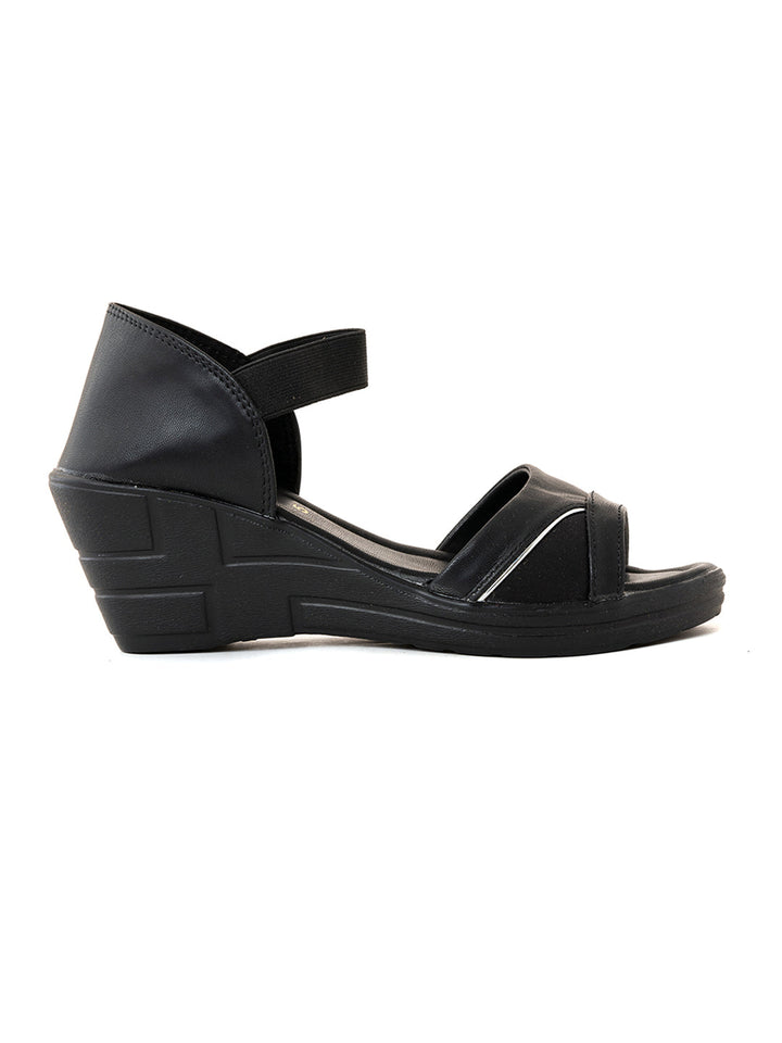 Khadim Wedge Heel D'orsay Sandal for Women