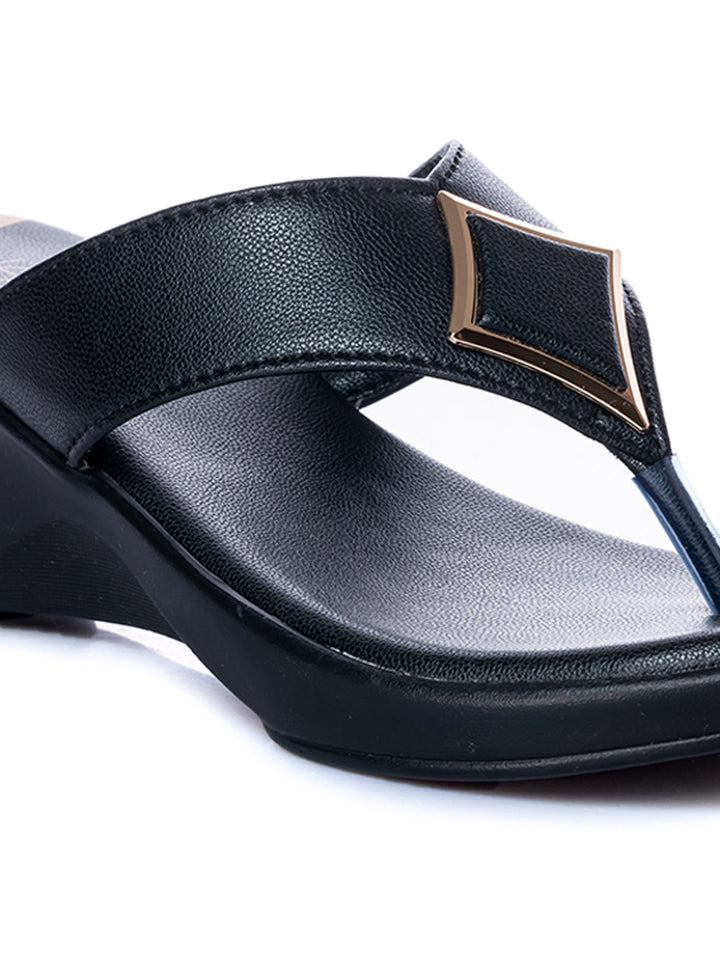 KHADIM Cleo Wedge Heel Slip On Sandal for Women