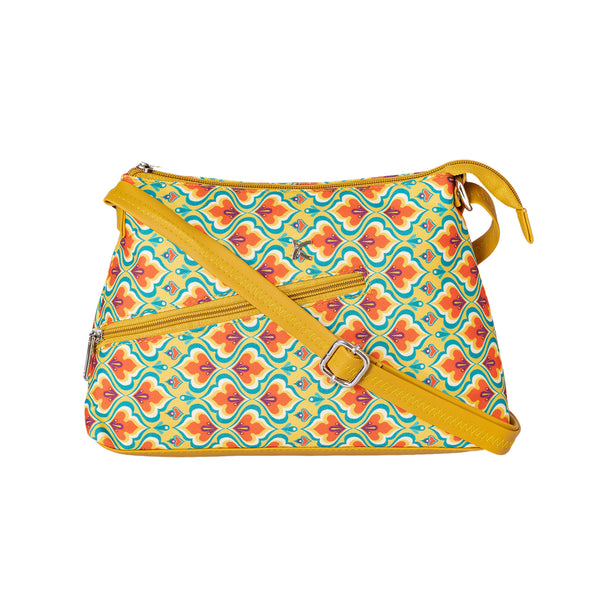 Khadim Crossbody Sling Bag with Adjustable Long Strap for Women