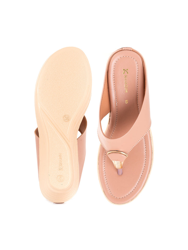 Khadim Wedge Heel Slip On Sandal for Women