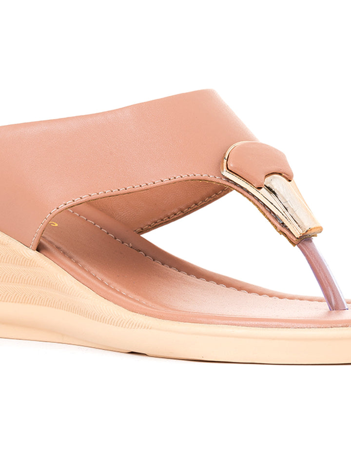 Khadim Wedge Heel Slip On Sandal for Women