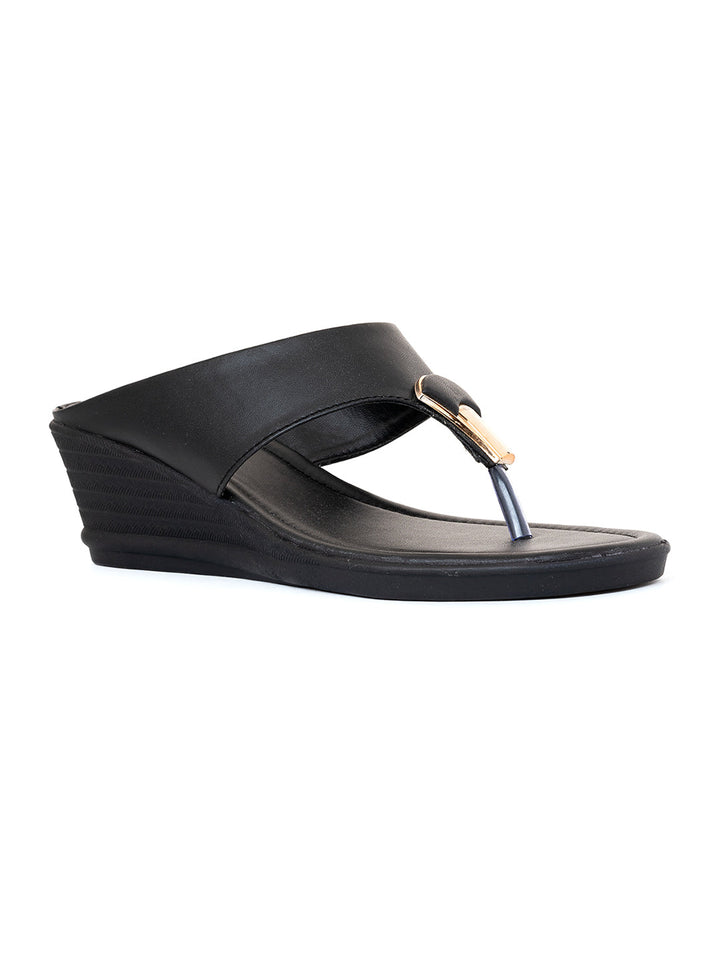Khadim Wedge Heel Slip On Sandal for Women