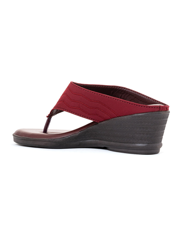 Khadim Wedge Heel Slip On Sandal for Women