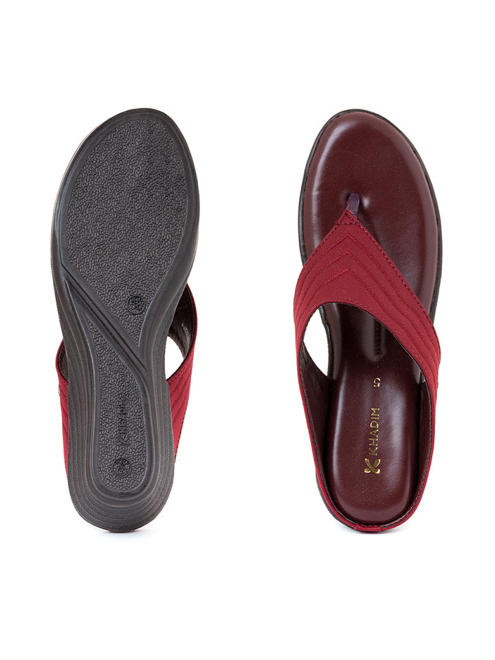Khadim Wedge Heel Slip On Sandal for Women