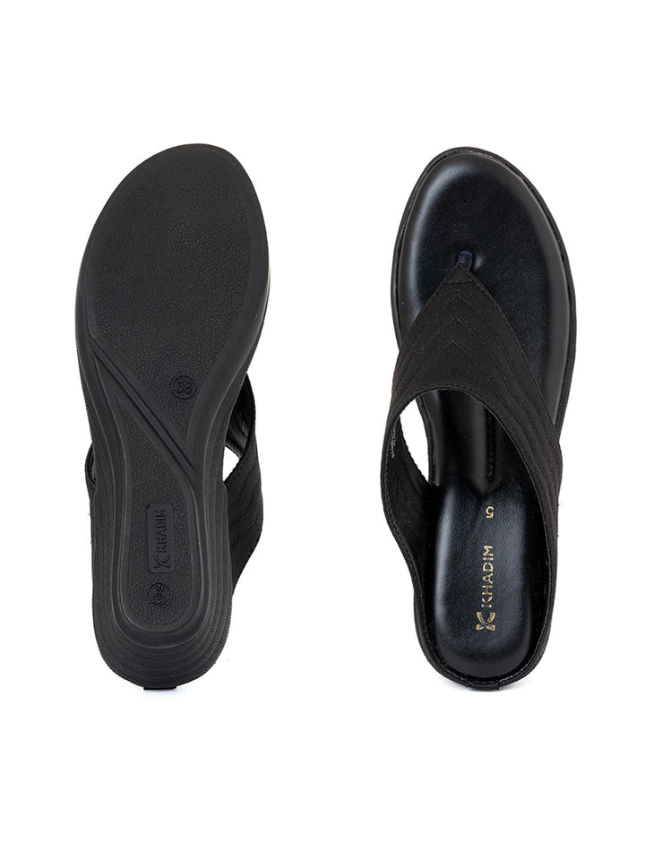 Khadim Wedge Heel Slip On Sandal for Women