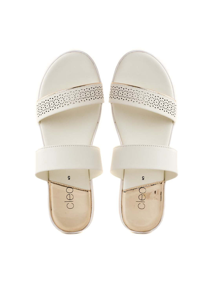 Khadim Cleo Flat Mule Slip On Sandal for Women