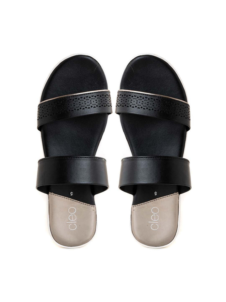 Khadim Cleo Flat Mule Slip On Sandal for Women