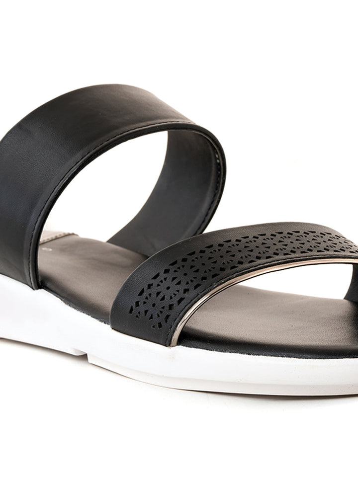 Khadim Cleo Flat Mule Slip On Sandal for Women