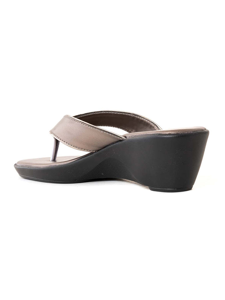 Khadim Cleo Wedge Heel Slip On Sandal for Women