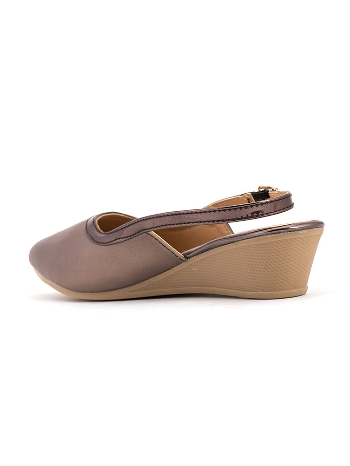 Khadim Cleo Wedge Heel Pump Sandal for Women