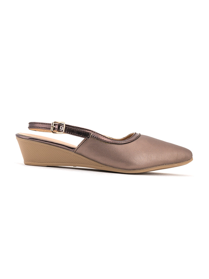 Khadim Cleo Wedge Heel Pump Sandal for Women