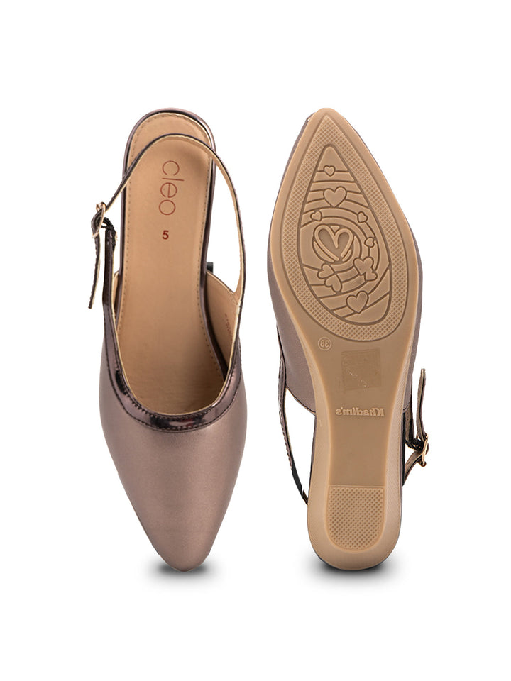 Khadim Cleo Wedge Heel Pump Sandal for Women