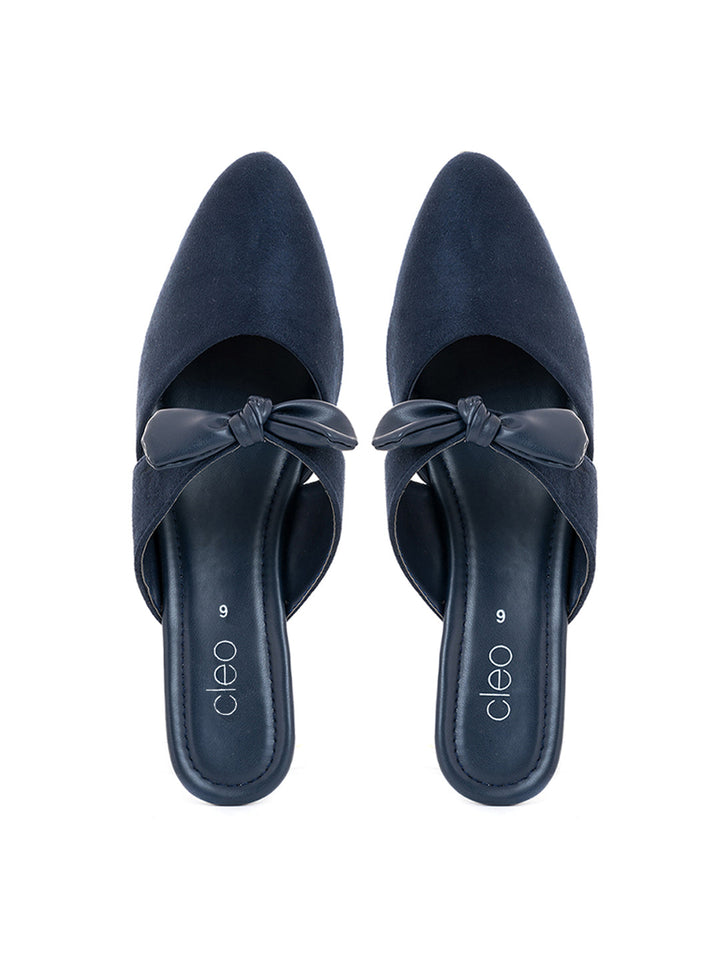 Khadim Cleo Wedge Heel Mule Slip On Sandal for Women