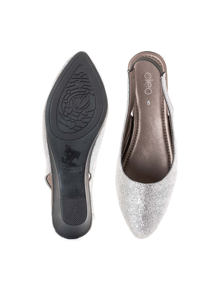 Khadim Cleo Wedge Heel Slingback Pump Sandal for Women