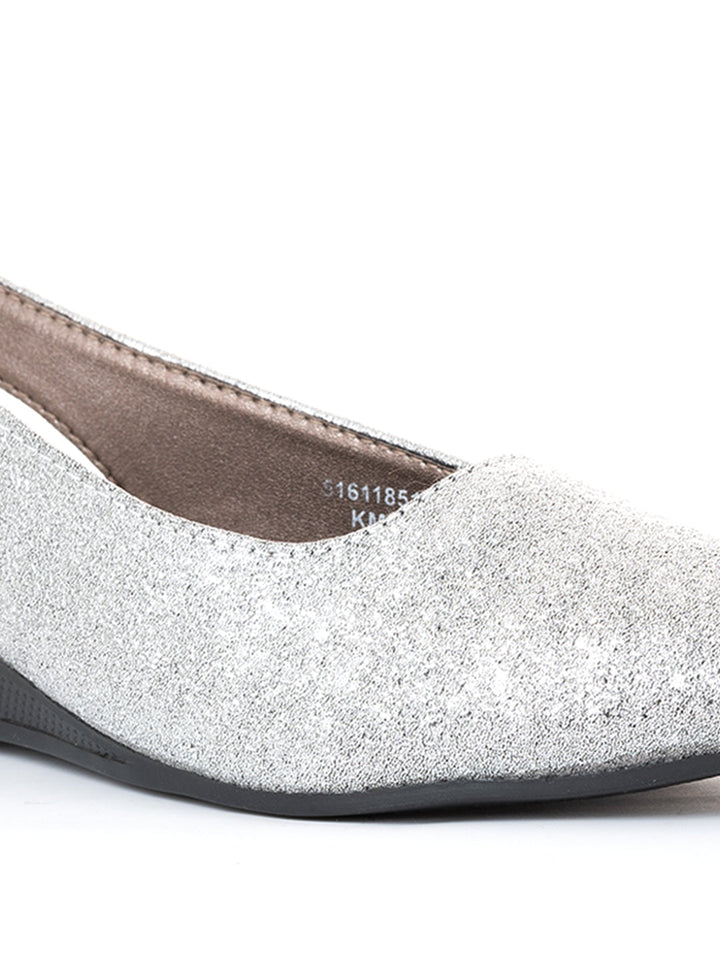 Khadim Cleo Wedge Heel Slingback Pump Sandal for Women