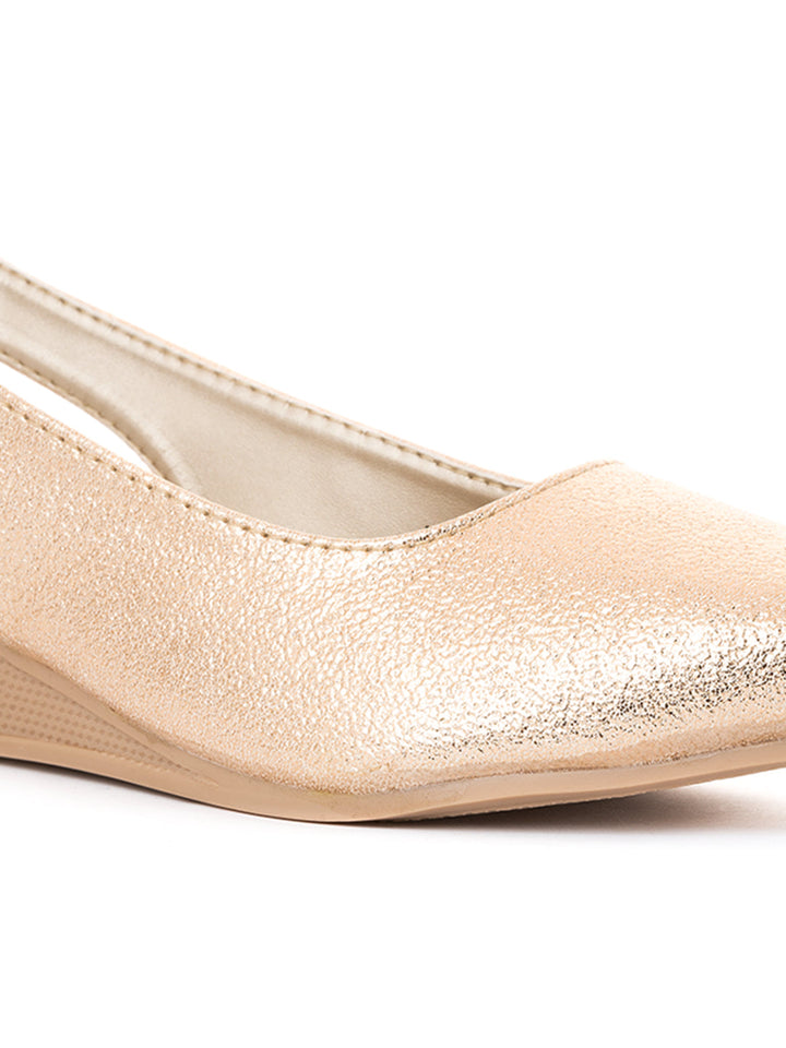Khadim Cleo Wedge Heel Slingback Pump Sandal for Women