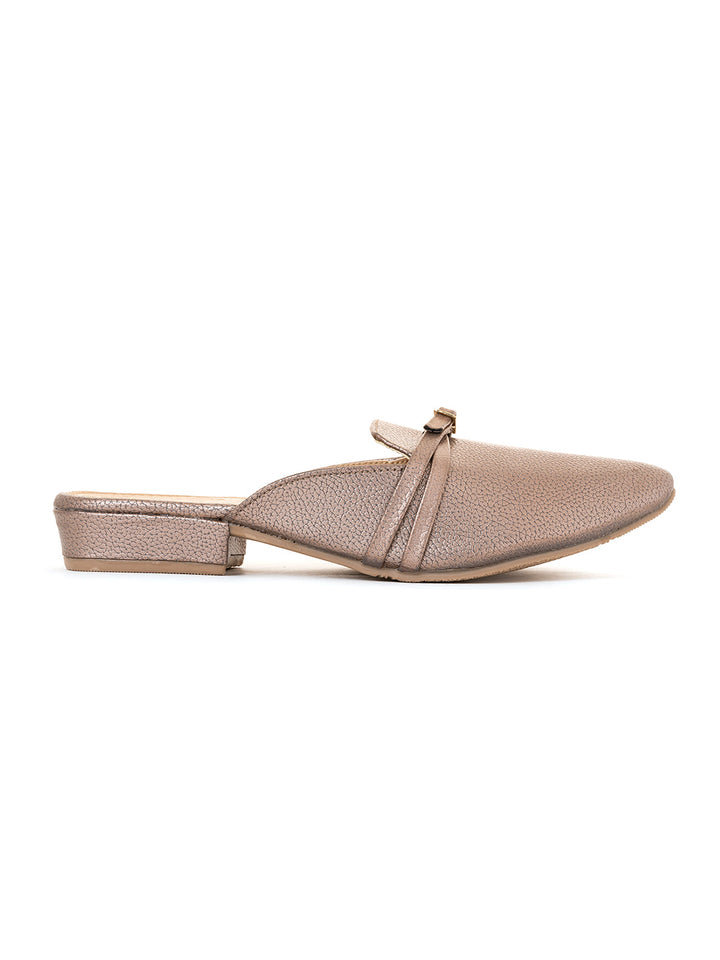 Khadim Cleo Flat Loafer Mule Slip On Sandal for Women