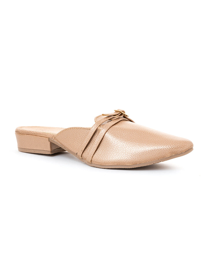Khadim Cleo Flat Loafer Mule Slip On Sandal for Women