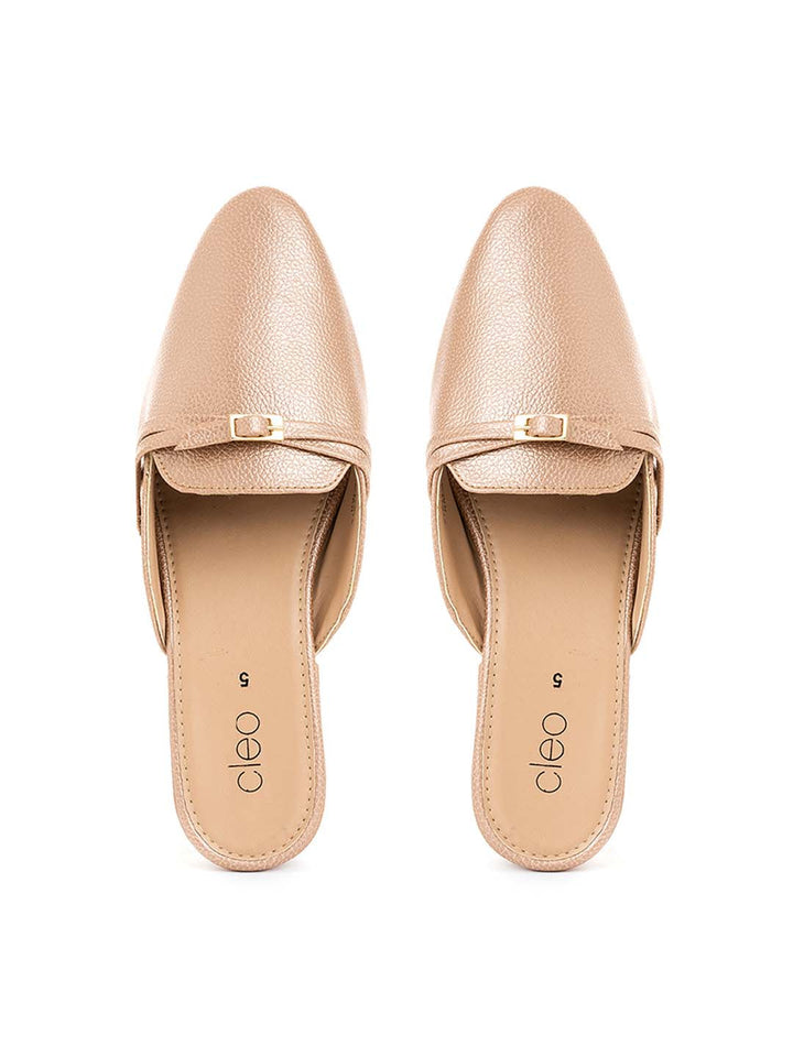 Khadim Cleo Flat Loafer Mule Slip On Sandal for Women