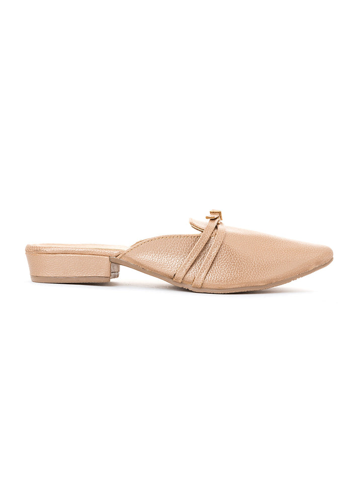 Khadim Cleo Flat Loafer Mule Slip On Sandal for Women
