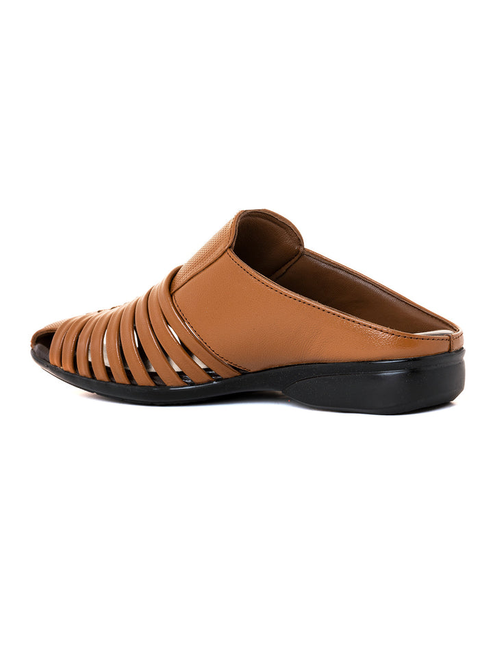 Khadim Lazard Leather Fisherman Mule Sandal for Men