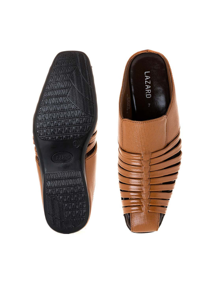 Khadim Lazard Leather Fisherman Mule Sandal for Men