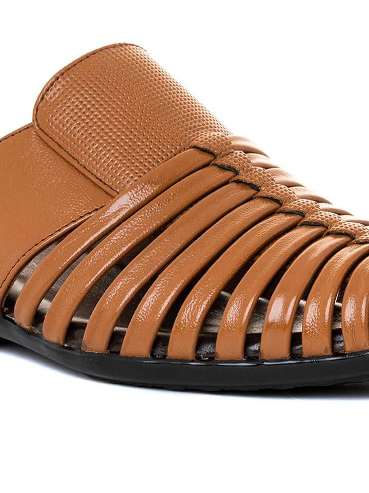 Khadim Lazard Leather Fisherman Mule Sandal for Men