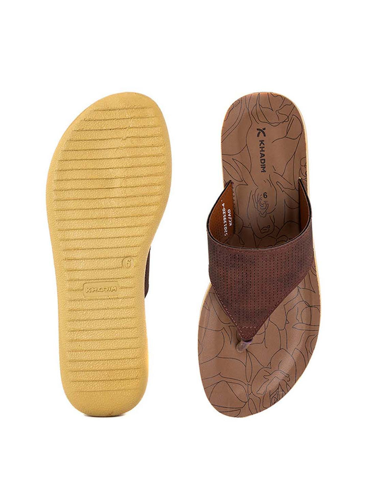 Khadim Flat Slip On Sandal for Women