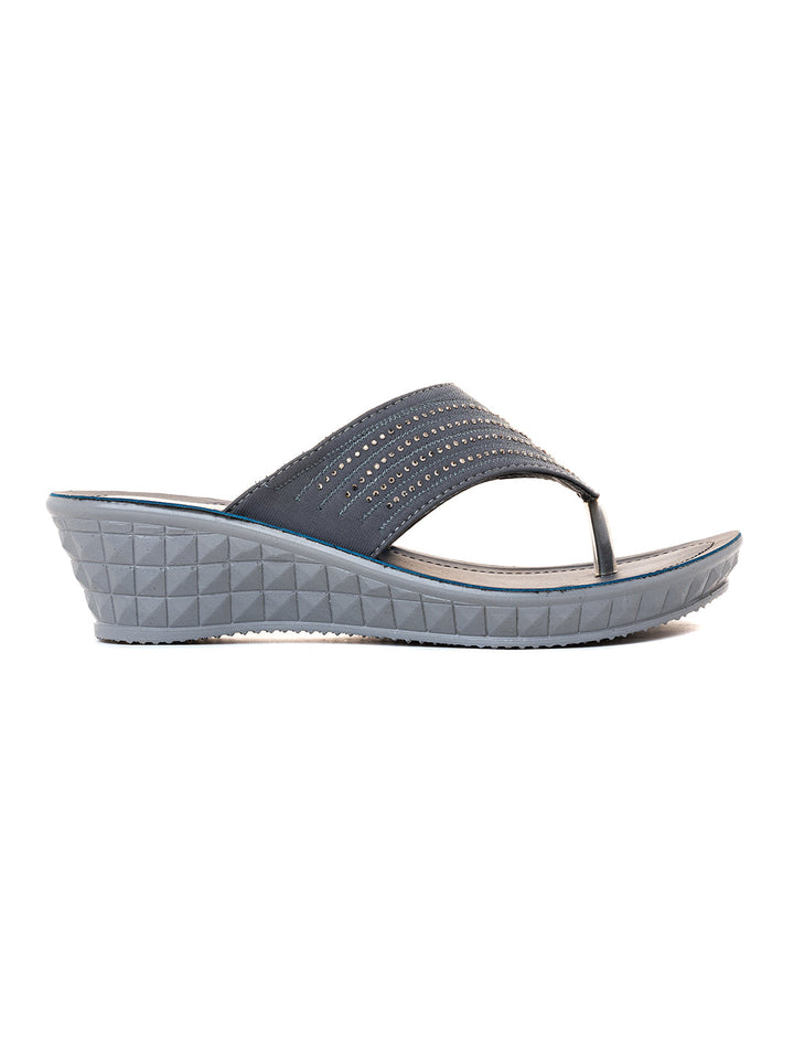 Khadim Wedge Heel Slip On Sandal for Women