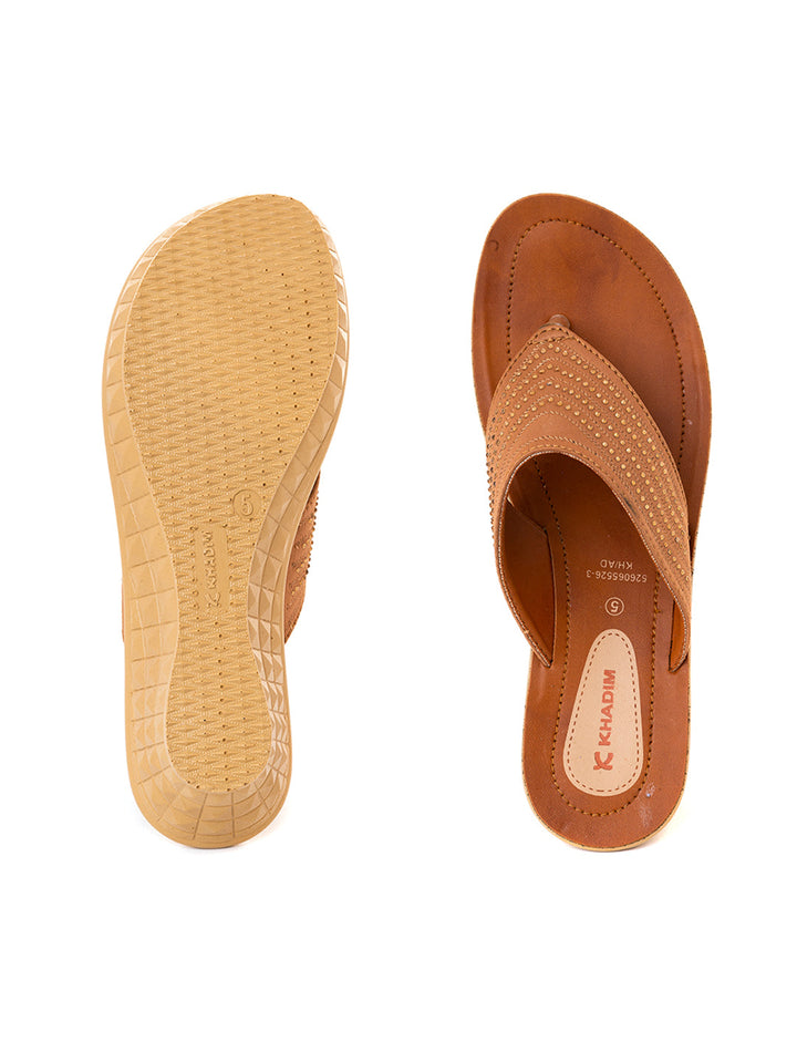 Khadim Wedge Heel Slip On Sandal for Women