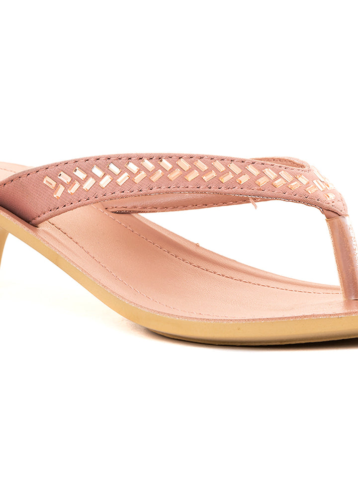 Khadim French Heel Slip On Sandal for Women