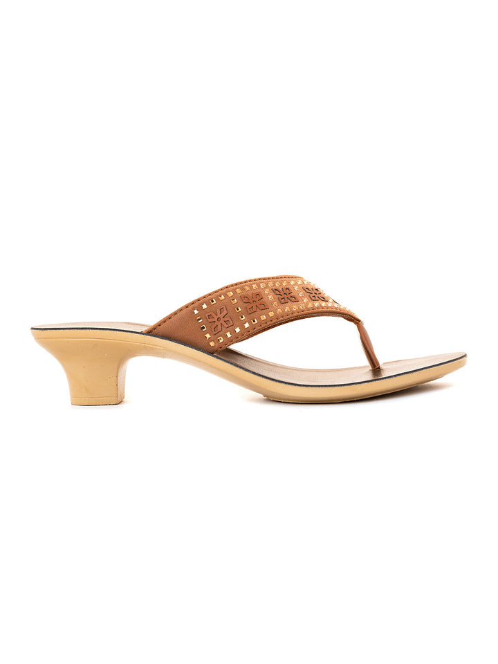 Khadim French Heel Slip On Sandal for Women