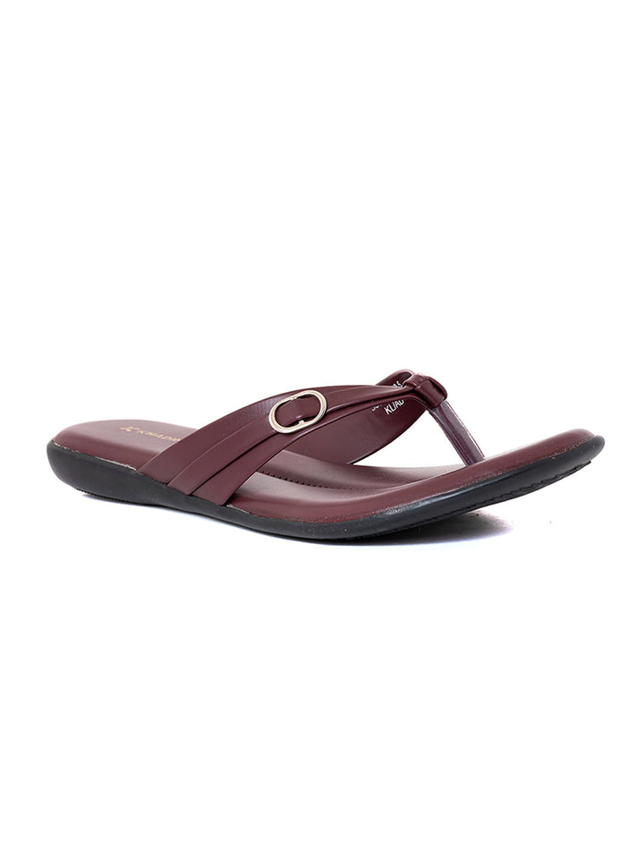 Khadim Flat Slip On Sandal for Women