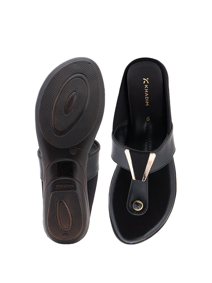 Khadim Flat Slip On Sandal for Women