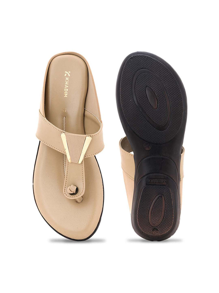 Khadim Flat Slip On Sandal for Women