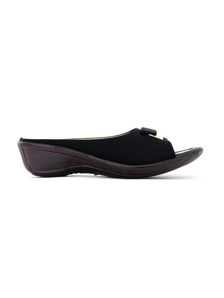 Khadim Wedge Heel Mule Slip On Sandal for Women