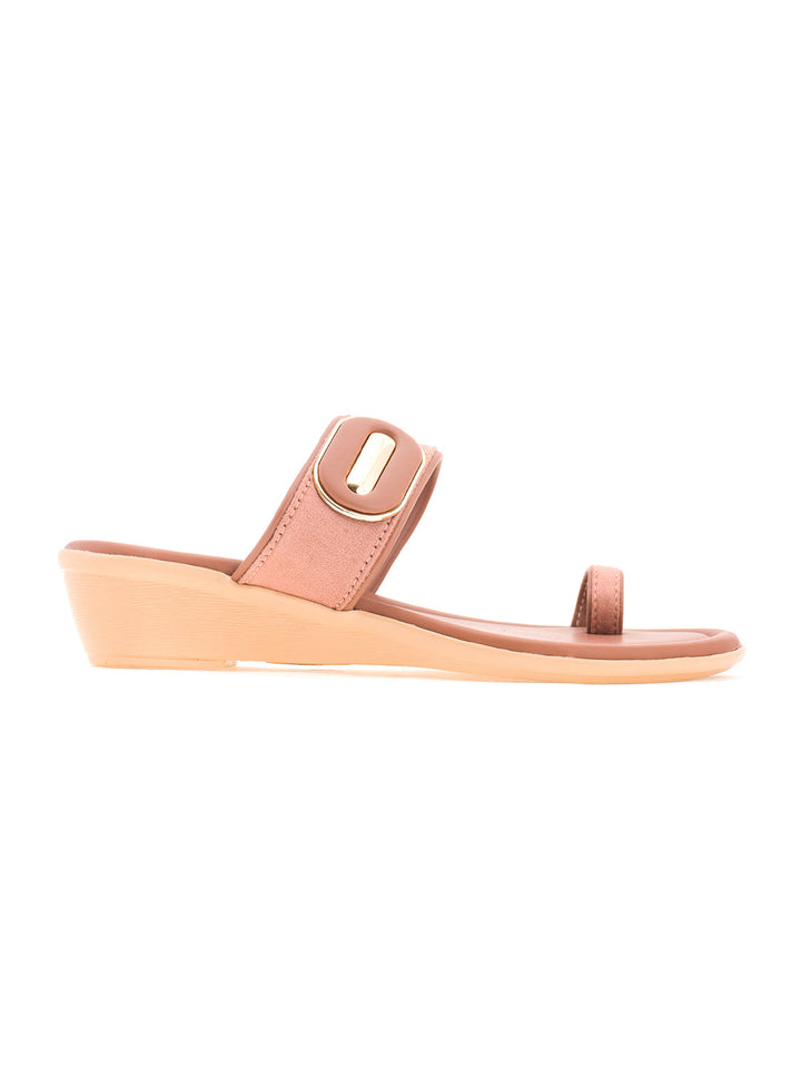 Khadim Wedge Heel Slip On Sandal for Women