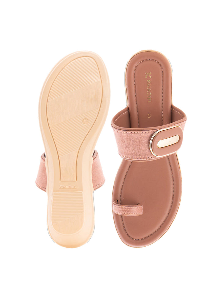 Khadim Wedge Heel Slip On Sandal for Women