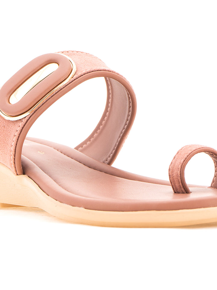 Khadim Wedge Heel Slip On Sandal for Women