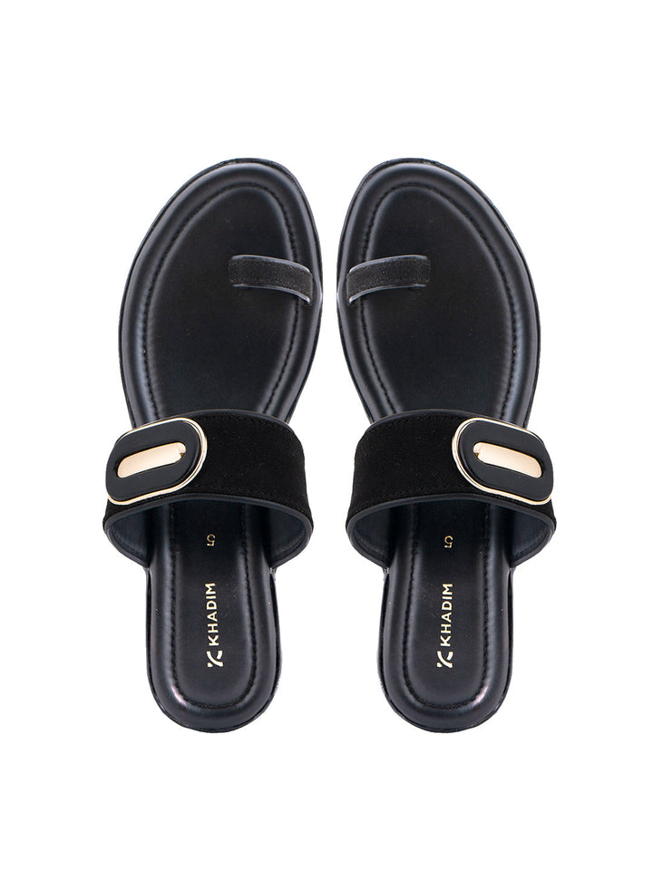 Khadim Wedge Heel Slip On Sandal for Women