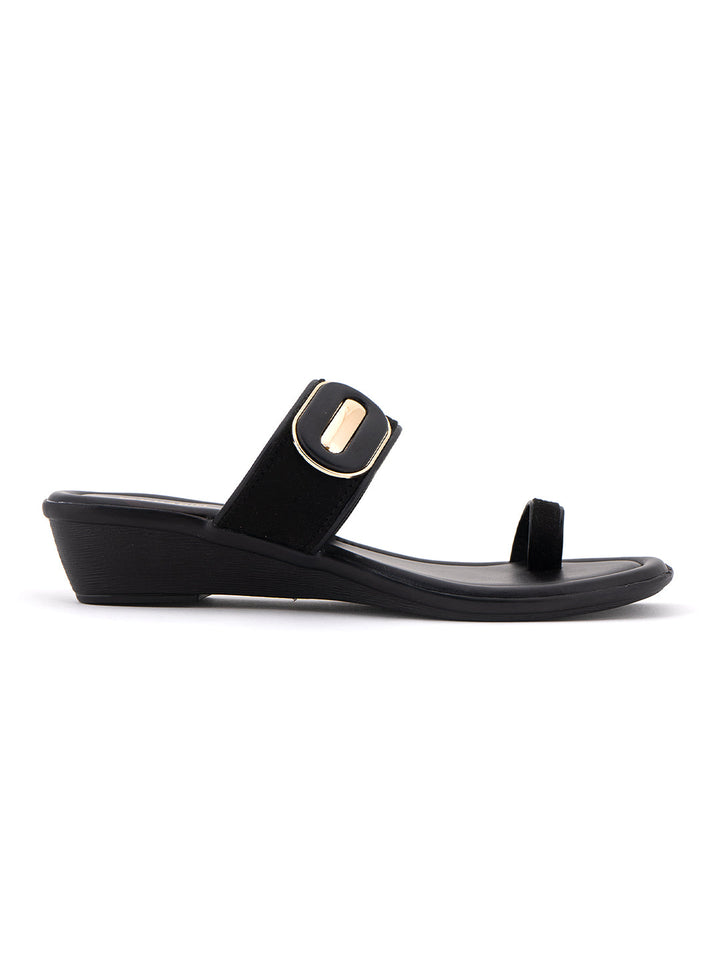 Khadim Wedge Heel Slip On Sandal for Women
