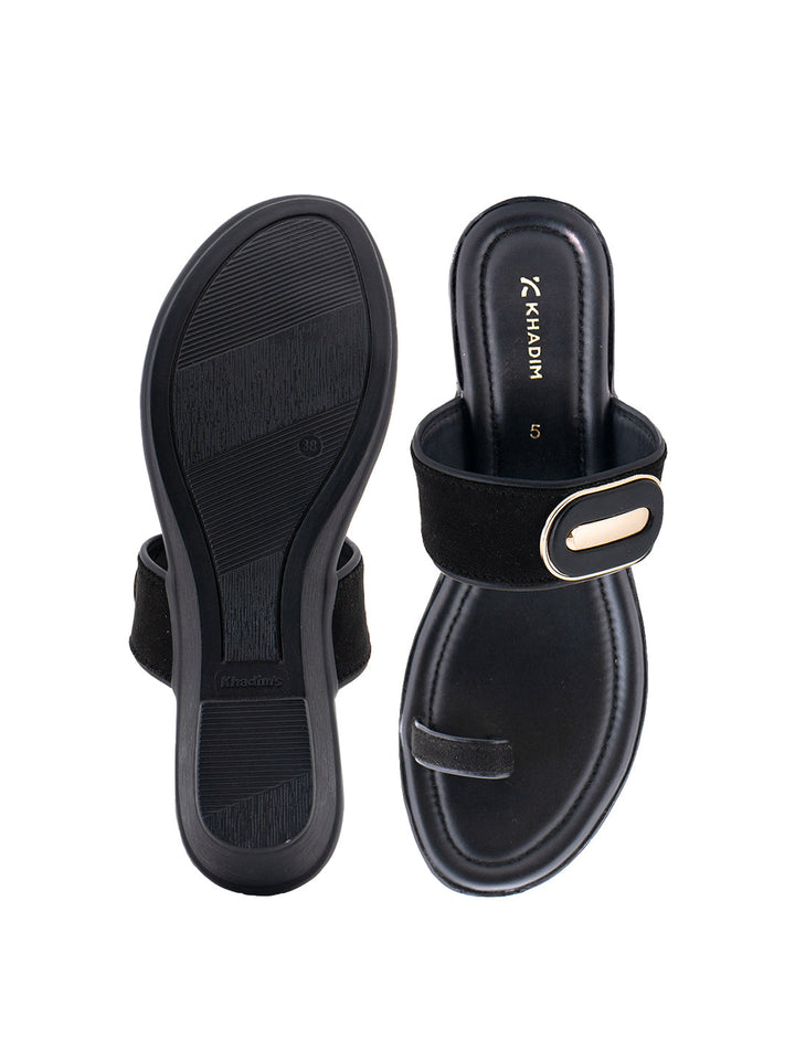 Khadim Wedge Heel Slip On Sandal for Women