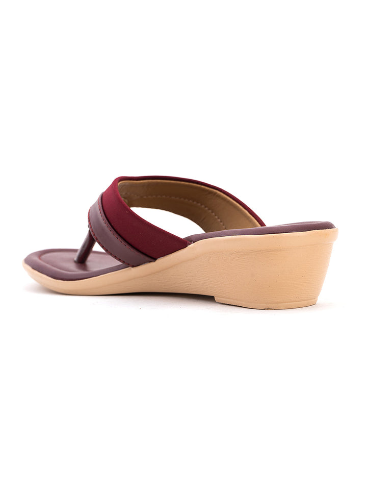 Khadim Wedge Heel Slip On Sandal for Women