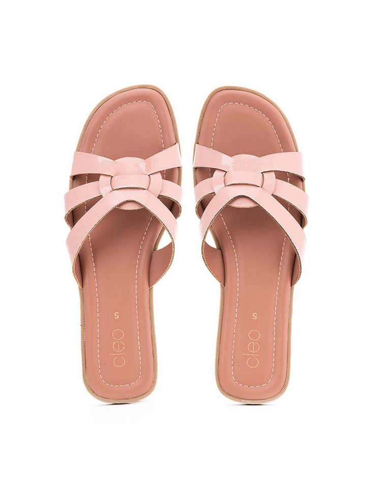 Khadim Cleo Flat Mule Slide Sandal for Women